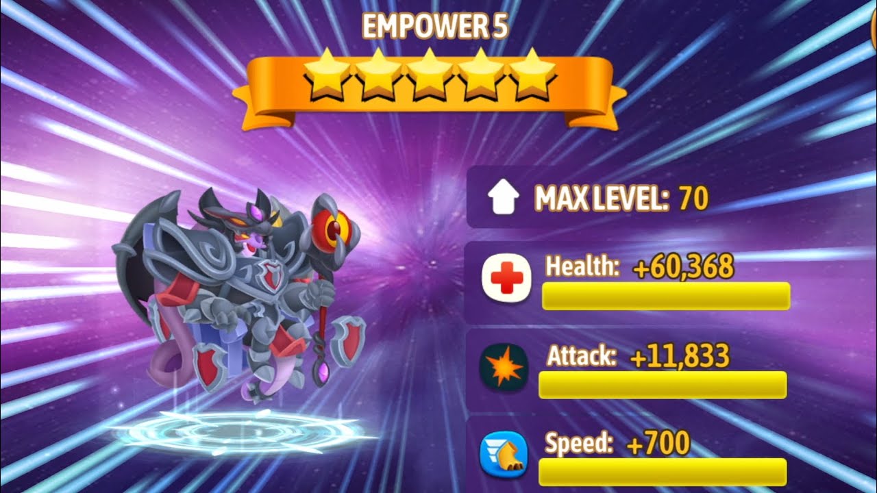 Dragon City | NÂNG CẤP HIGH GAMMAGUARD 5 SAO LV 70