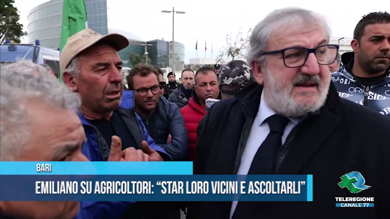 BARI Emiliano su agricoltori: 