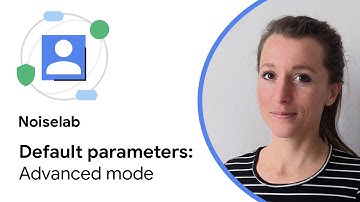 Noise Lab: Default setup, advanced mode