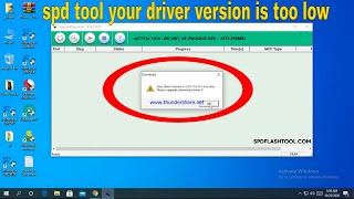 spd tool your driver version is too low/driver version 2.0.0.114/spd driver 64 bit windows 10