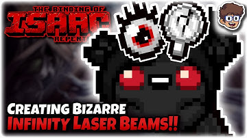 Creating Bizarre Infinity Lasers! | Binding of Isaac: Repentance
