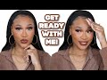 GRWM: GLOSSY BROWN MAKEUP! ITS BEEN A WHILE SIS...