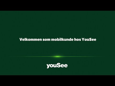 Se, hvordan du som ny mobilkunde bruger Mit YouSee