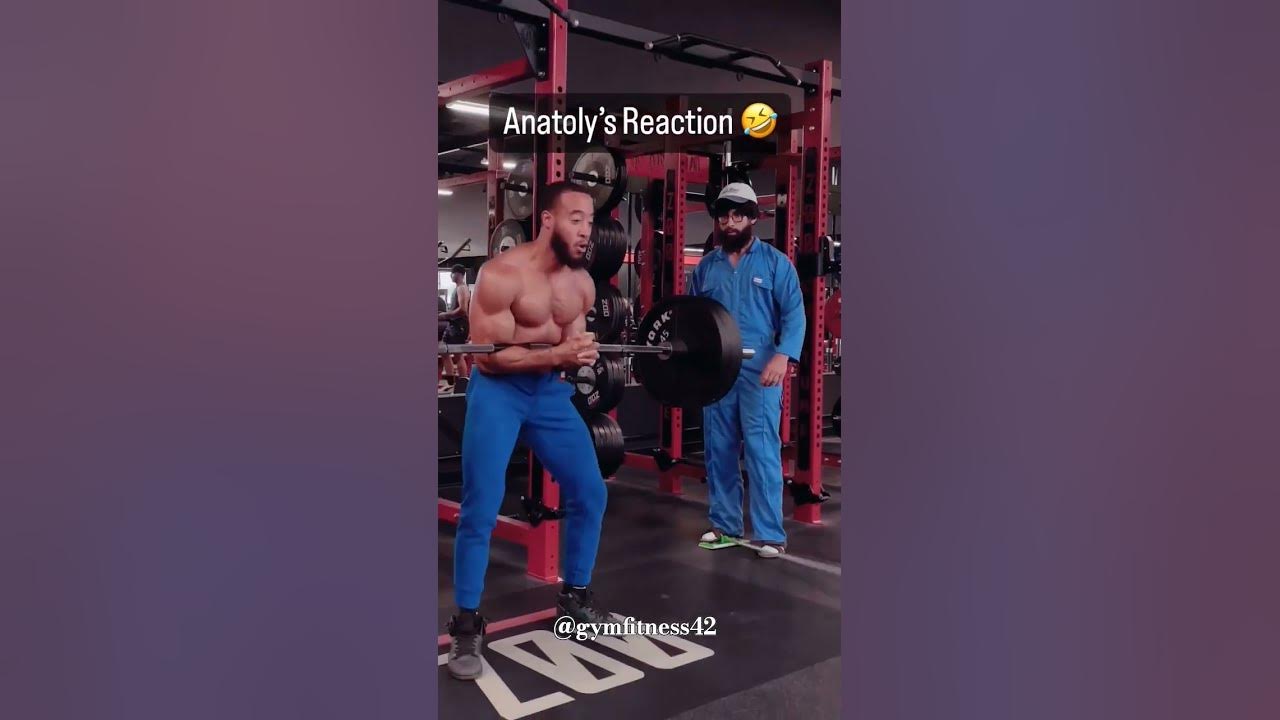 Wait for Reaction ⚠️ Anatoly 2.0 . Credit-@jynfits #gym
