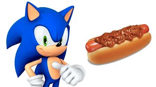 All Sonic Characters and their Favorite Foods (MVPerry Compilation) Main Characters