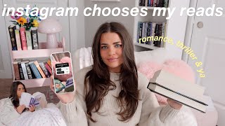 my instagram followers choose the books I read for a week! *spoiler free reading vlog*