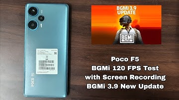 Poco F5 120 FPS BGMi Test New Update 3.9 Evolution X ROM