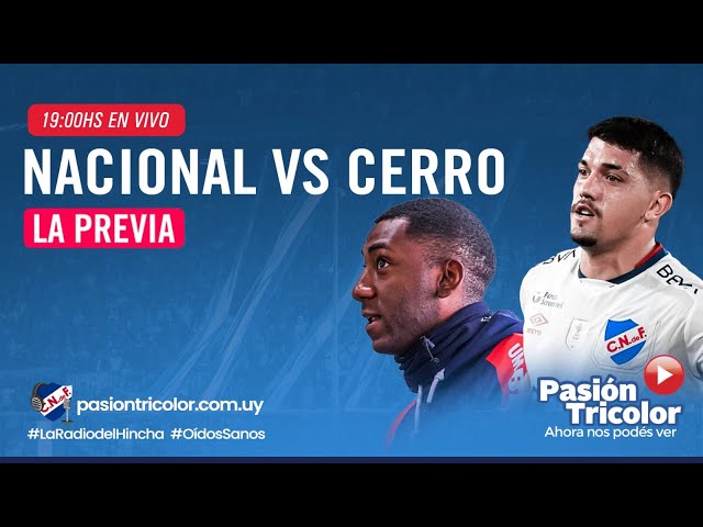 Dónde VER EN VIVO – Club Cerro vs Nacional por la Primera División