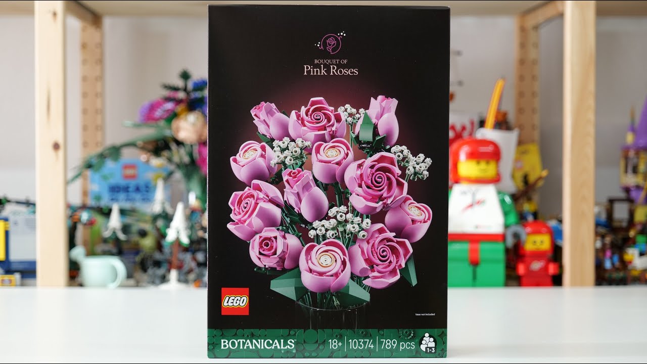 LEGO Botanicals 10374 Bouquet of Pink Roses Speed Build LEGO Botanicals 10374 Bouquet of Pink Roses Speed Build