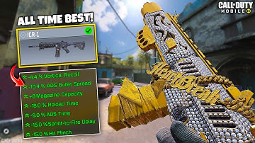Best ICR 1 Gunsmith/Loadout Class | Fast ADS + No Recoil | Season 9 Cod Mobile ICR 1 Attachments