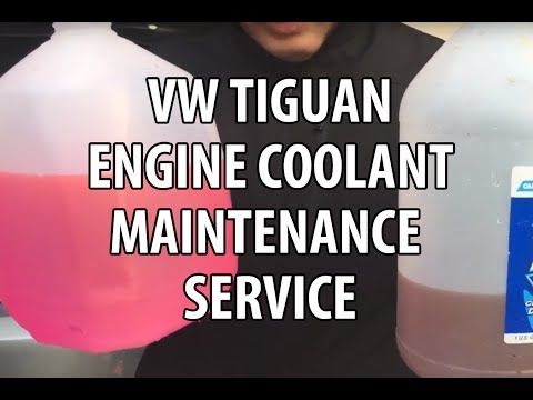 VW/Volkswagen Tiguan How to Mix, Add Coolant & Do Engine Coolant Maintenance Service