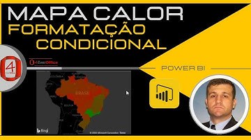 Mapa coroplético com formatação condicional no Power BI