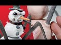 Building a MONSTER SNOWMAN - Claymation Style Sculpture - Polymer Clay Tutorial & Process