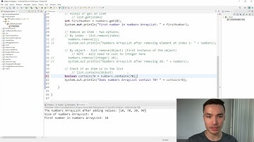 COMP1010 Video 32 - ArrayList Intro