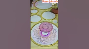 how many rotations did the pen make in total? ?? #swarupa art studio #spirograph #satisfying #short