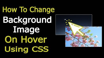 How to change background image in hover?