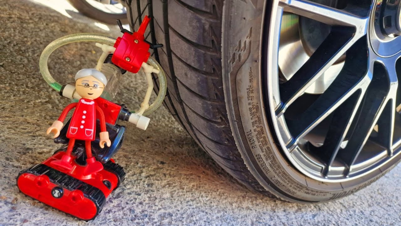 Car Crushing Satisfying Goodness Crunchy Delight with ASMR Tire Smash