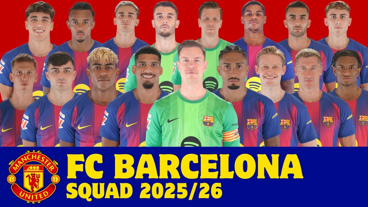 FC Barcelona Squad For Season 2024/25 | Barcelona