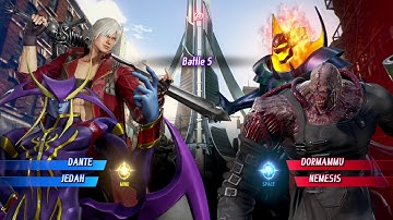 MARVEL VS CAPCOM INFINITE ARCADE MODE WITH DANTE AND JEDAH