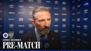 PREMATCH | Derek McInnes | Rangers v St Johnstone 24 Oct 2026