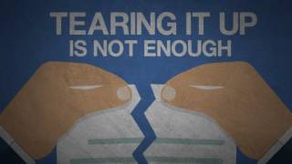 Shredding, not tearing!