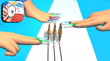 Slice Nail ​- All Levels Gameplay Android,ios (Level 31)