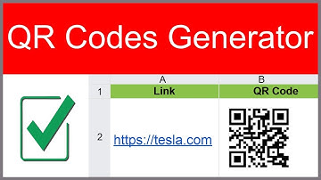 QR-codes genereren in Google Sheets (gratis en snel)