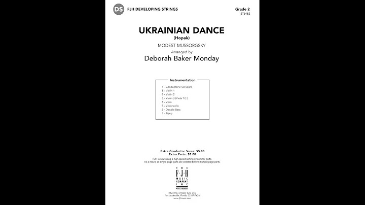 Ukrainian Dance | String Orchestra | Grade 2