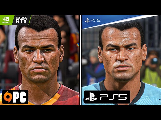 FIFA 22 PS5 vs PC 4K MAX SETTINGS - ICON PLAYER FACES - Next gen vs current  gen 