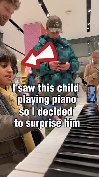 I hope he will become a great PIANIST one day 😍