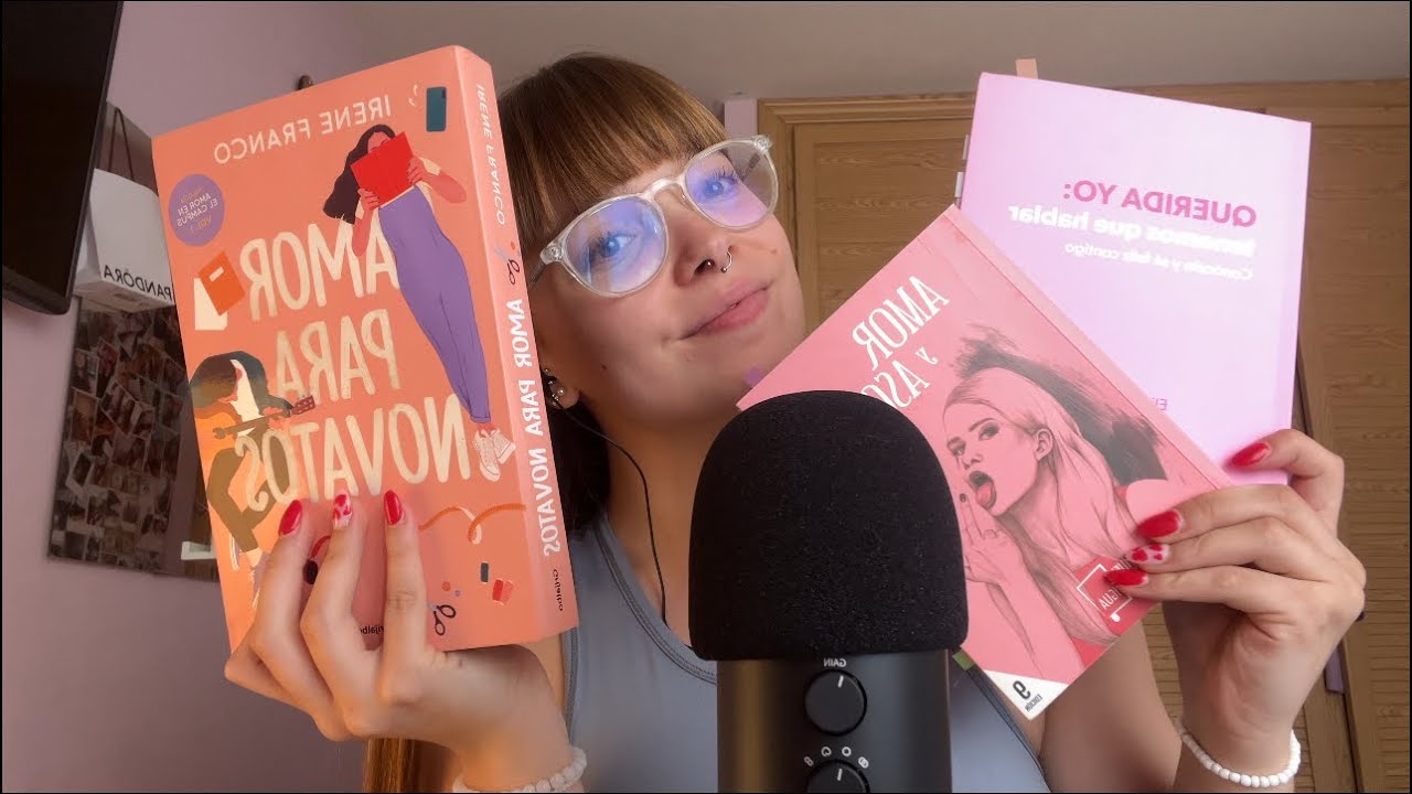 Enseñando y puntuando mis libros 📚 | ASMR en ESPAÑOL