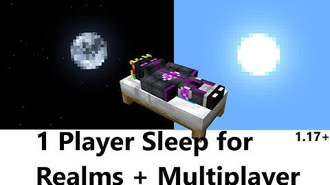One player sleep for multiplayer/realms! [1.17+]