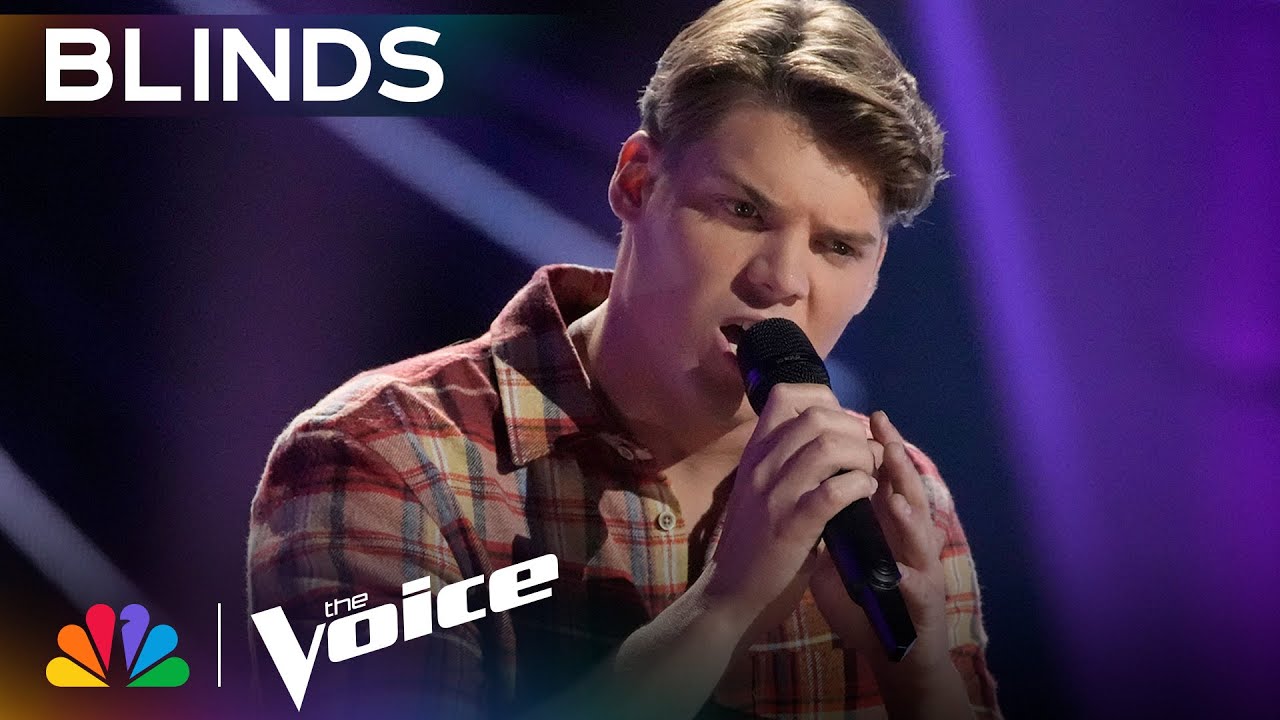 20-Year-Old Firefighter Ducote Talmage Cinches the Coaches' Attention | The Voice Blind Auditions