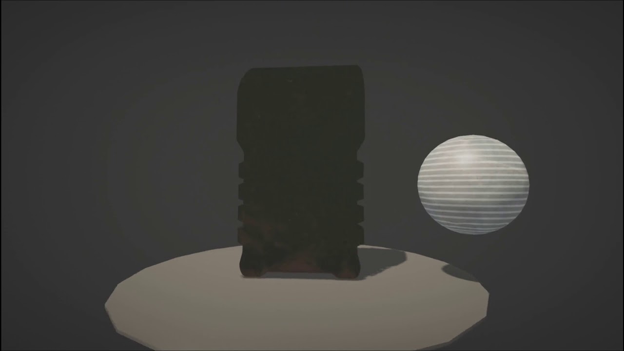 Radar Concept Model Turn Table with Blinking Screen Shader made using ...