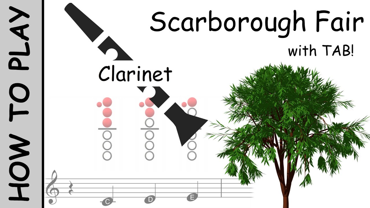 Scarborough fair #learnviolin  Sheet music, Clarinet sheet music, Clarinet  music