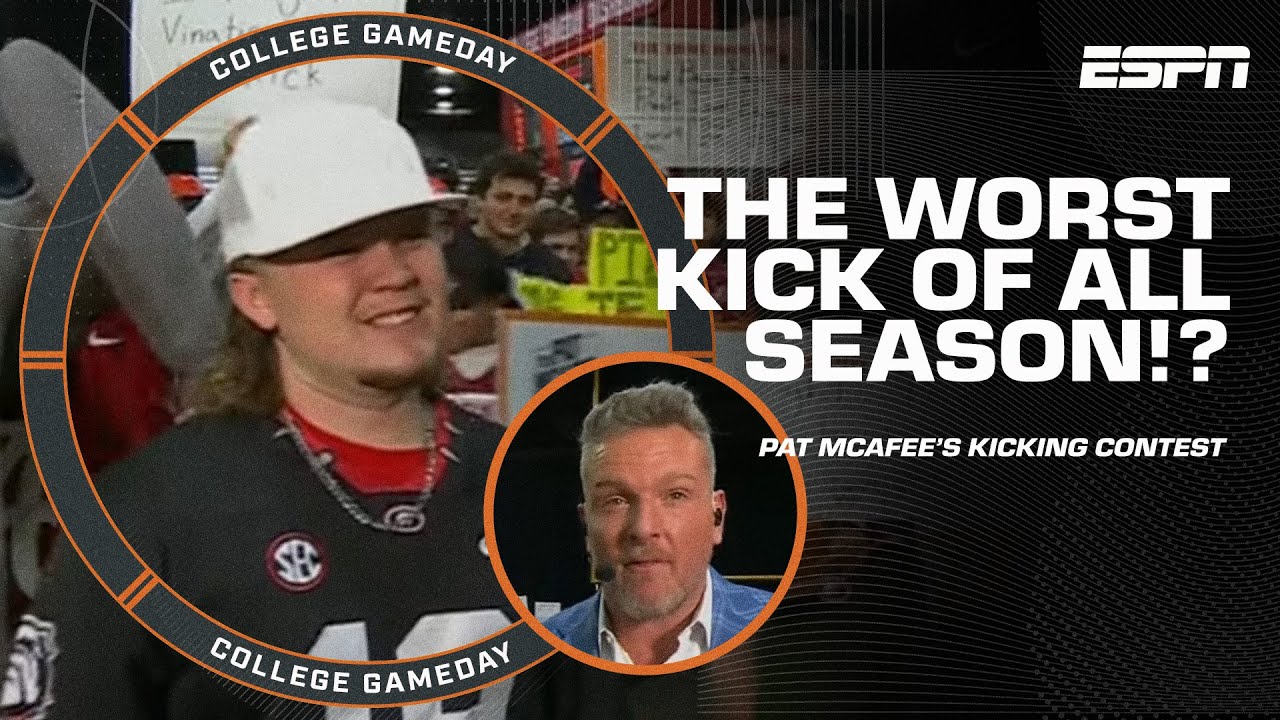 'YOU CAN'T KICK FOR THE LIFE OF YOU' - Mcafee SHOCKED by Georgia fans ...