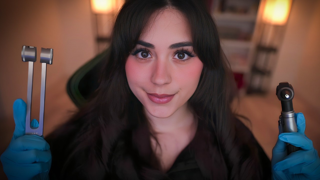 ASMR | 10 Minute Ear Exam (Hearing Test, Ear Cleaning)