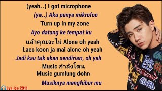 MICROPHONE (ไมโครโฟน) - Perth Tanapon (cover song) |Lirik Lagu Terjemahan Bahasa Indonesia|