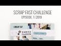 Scrap Fast 15 Minute Challenge | Episode 1 Traveler's Notebook Layout