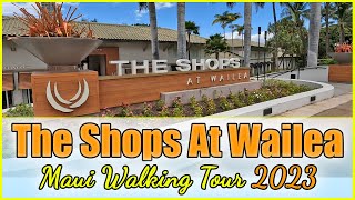 The Shops At Wailea Maui Walking Tour South Maui Hawaii 4K Shopping