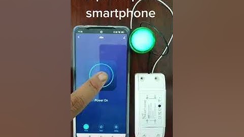 Công tắc điều khiển từ xa bằng điện thoại qua wifi
