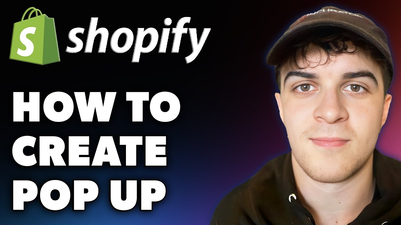 How to Create Pop up on Shopify (Full 2024 Guide) - YouTube