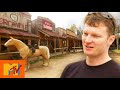 Dale Earnhardt Jr.'s Backyard Wild West Town | MTV Cribs