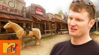 Dale Earnhardt Jr.'s Backyard Wild West Town | MTV Cribs