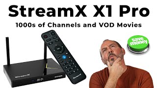 Обзор StreamX X1 Pro Live TV VOD Android TV Box