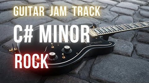 Guitar Backing Track | C# minor | Rock | Tempo 126 bpm