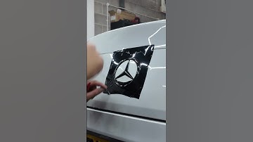DECHROME - MERCEDES BENZ - EMBLEM - CAR WRAPS UK - MANCHESTER #carwrapsuk #carwraps #dechrome