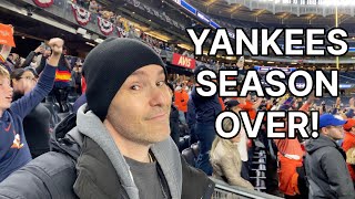 Yankees getting SWEPT at home by the Astros in the 2022 ALCS