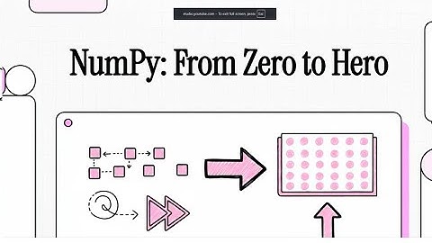 NumPy  From Zero to Hero
