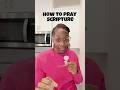 How to #Pray Scripture #christianwoman #biblestudy #ytfyp #newchristian #prayingmother #marriage